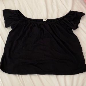 Off the shoulder Garage top